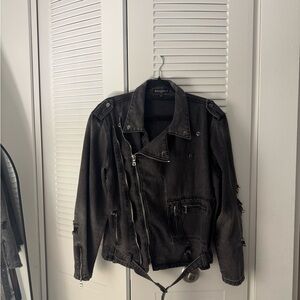 Men's Black Denim Jacket